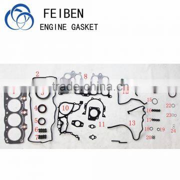 4SFE 04111-74280 Top Quality Car Auto Parts Engine Parts For Toyota Engine Full Gasket Set With Cylinder Head Gasket