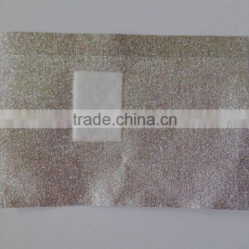 Embossed Pre-cut Nail Wrap Foil Sheets With Cotton Pad Stickers Nail Design Shapes