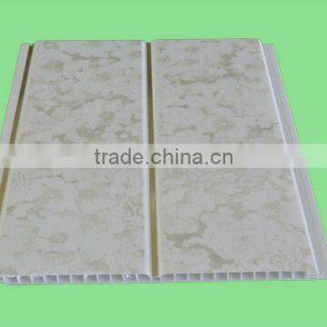 marble pvc ceiling panel with groove in middle