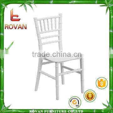 White Color Kids Chiavari Chair resin kids tiffany chair party used