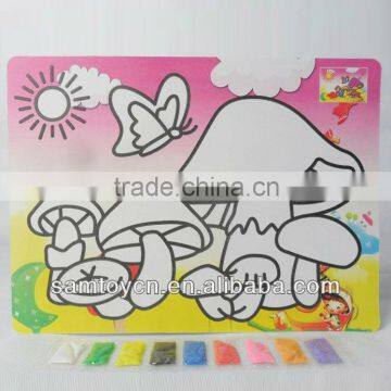 Children sand painting toy
