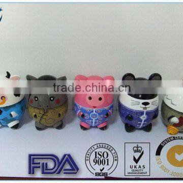 chinese zodiac of animals plastic storage jar