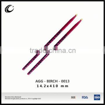 2015 hot selling fashionable drumsticks colorful drumstick custom drumsticks