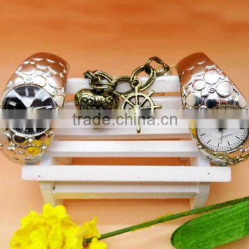 Charming Time Silver Tone Mother-of-pearl Bangle Watch Women 2015 photo-5