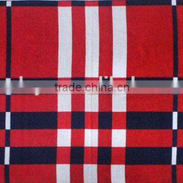 Balck and Red Color Tartan Plaid Indian Wool Shawl photo-2