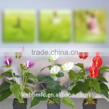 PU latex artificial flower multi-color palm flower mini flowers plants for decoration