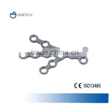 Titanium Alloy Medical Calcaneal Locking Plate and Screw