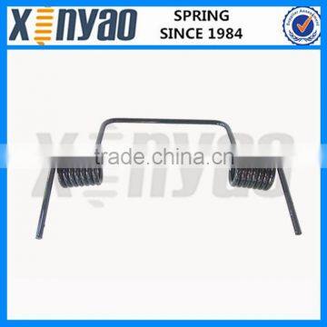 Black double wheel torsion spring