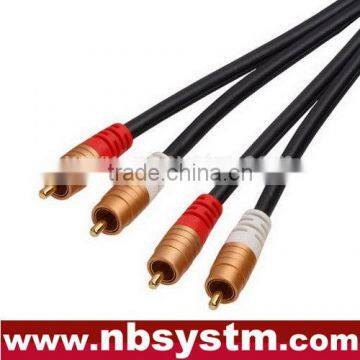 Assembly Type Audio Cable 2xRCA Plug