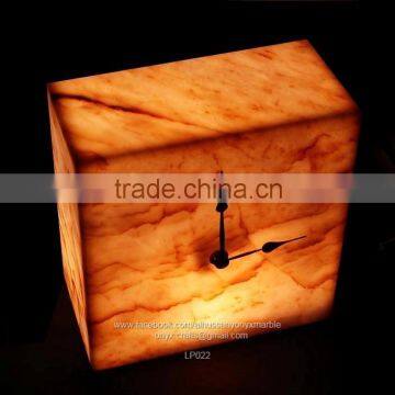 Clock Onyx Lamp LP022