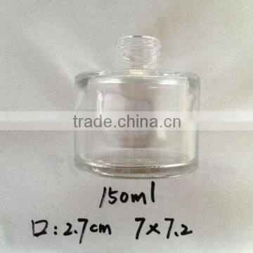 triangular glass perfume bottle