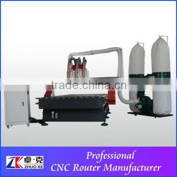 ZK-1325 Air Cylinder ATC CNC Router For Wood1300*2500*200mm