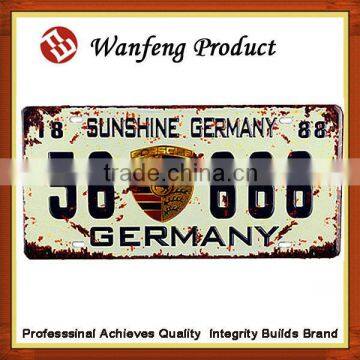 Global use Blank Number Plate / European License Plate / Car Number Plate