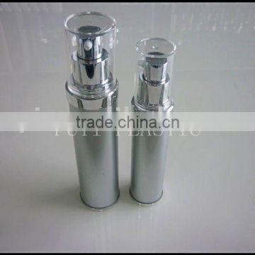 round airless cosmetic plastic bottle