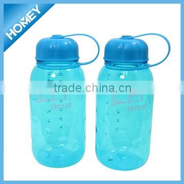 Wholesale logo printed plastic shaker bottle protein shaker for gym and sports