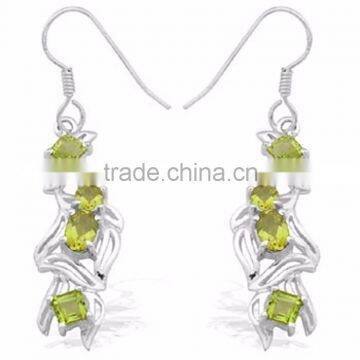 Wholesae 925 Sterling Silver Gemstone Jewelry, Gemstone Earrings