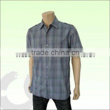 men's check cotton shirt