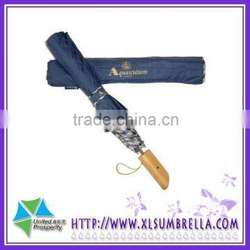 23'' Auto open Polyester 2 folding umbrella