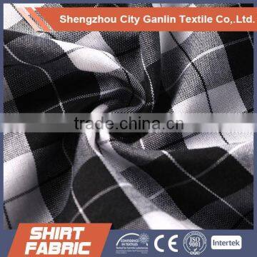 yarn dyed check shirting fabric for man shirt