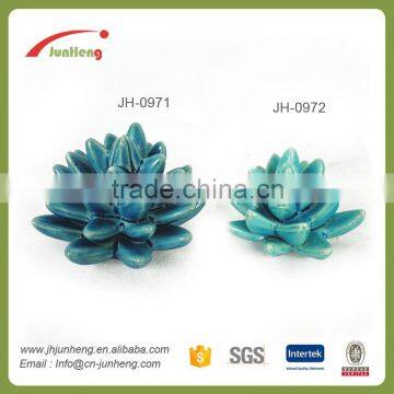 Home decor blue wholesale cheap wholesale ceramic artificial flowers