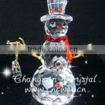 lovely snowman crystal christmas gifts