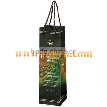 Wine paper bag matching liquor box