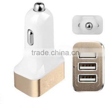 High speed fast car charger led three 3 usb phone qc 2.0 charger promotional for HTC phone