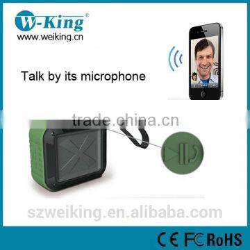 Portable waterproof bluetooth speaker, wireless bluetooth speaker ipx6 with string for sport,bike etc.
