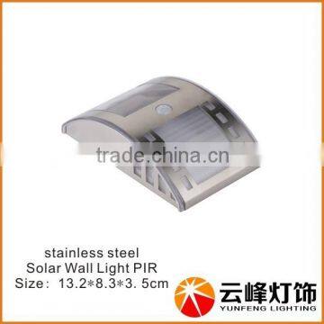 Motion Sensor Activated Detection LED Gate Light Solar PIR Motion Sensor