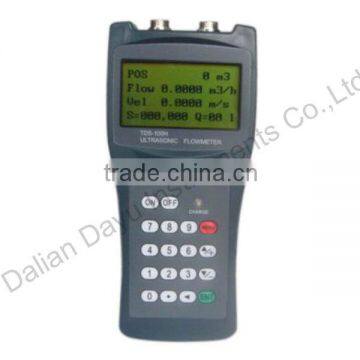 High temperature clamp on portable hand held ultrasonic flowmeter