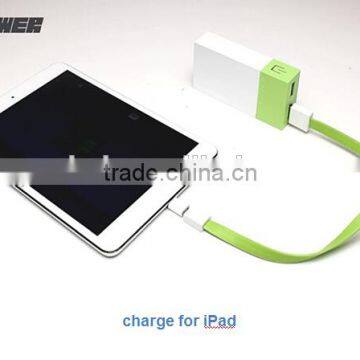 Factory OEM portable power bank 5200mah for iphone/ HTC/ Samsung