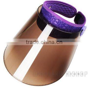 Outdoor Plastic Sun Visor Hat Sun Visors Large Visor Cap photo-5