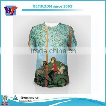 china t shirt factory,all over sublimation printing t-shirt,t-shirt manufacture