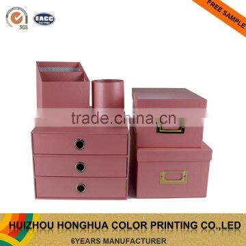 Drawer Gift Box Cardboard Drawer Storage Box Paper Sliding Drawer Box 3 Layer
