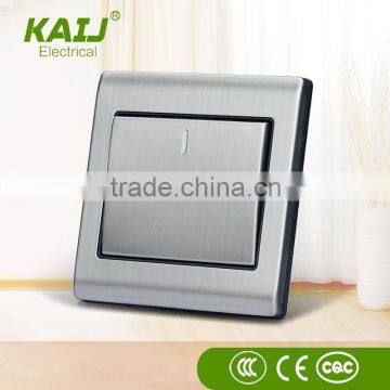 Stainless Steel 1 Gang Wall Light Switch photo-2