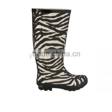 Sexy women cheap rubber rain boots knee boots