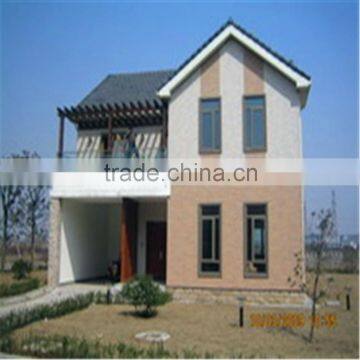 Low Cost Prefabricated PU Sandwich Panel Wall Cladding Light Steel Villa / Prefabricated Villa