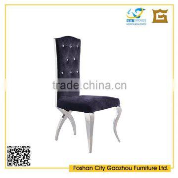 Metal Stainless Steel or Iron Chair Leather Cushion