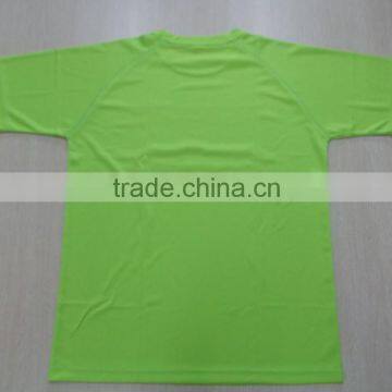 Round Neck Raglan Sleeves Word Fluorescence Color Printing Dry Fit Plain T-shirts photo-2