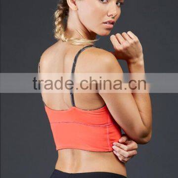 4 Needle 6 Thread Seamless Women Sports Bralette Jog Bra photo-2