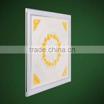 IP44 Indoor Green Lighting Fixture Fire-proof Invisible New Led Panel 60x60cm 36W photo-2