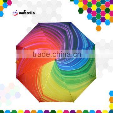 fashion straight promotional ladies rainbow umbrella