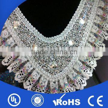 New designs crystal hot-fix rhinestone afro girl motif