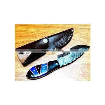 Handmade Damascus Skiner