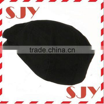 fashion design mens black cotton ivy cap