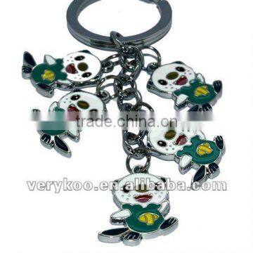 Fashion Enamel Panda Promotional KeyChain Wholesale FCA-15109