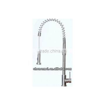 304 stainless steel pull out sink faucet