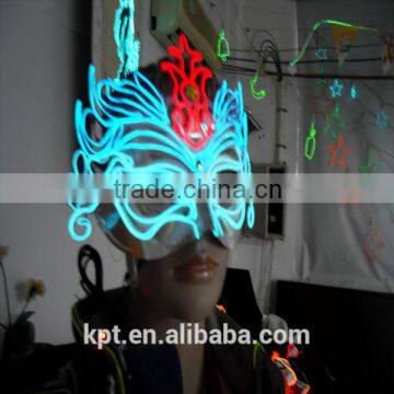 Hot-selling Quality Colorful Lighting EL Wire Masks for Party,decoration and Christmas