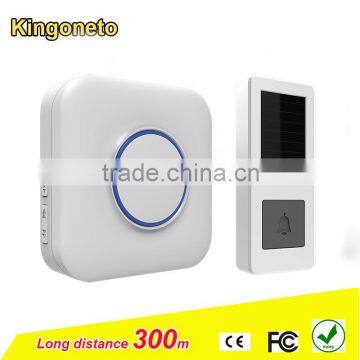 Hot sale Alibaba China supplier wireless door ring B14 series 52 melodies multi receivers self-powered transmitter solar power