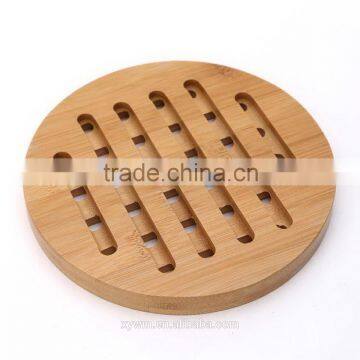 Bamboo round heat pad, heat mat bowls, kettles coasters ,cup coaster/mat